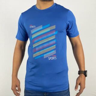 MEN'S ACTIVE T- SHIRT CHEST PRINT