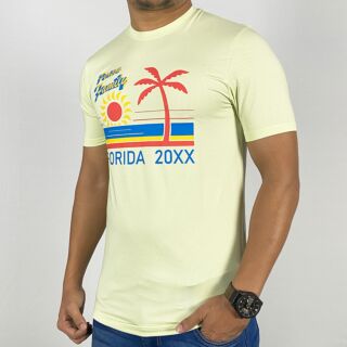 MEN'S ACTIVE T- SHIRT CHEST PRINT